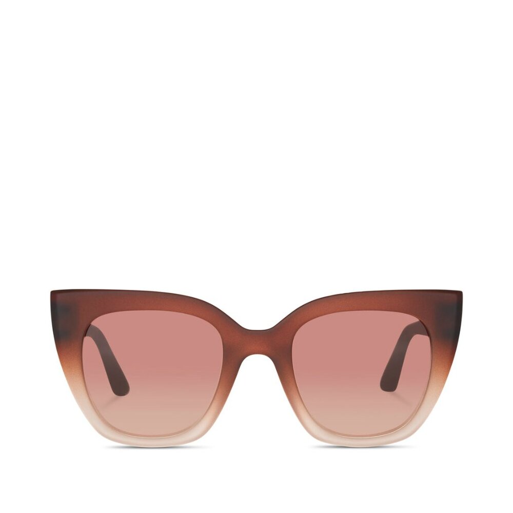 Toms Sydney Sunglasses Matte Ombre- Brown Gradient